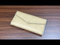 ダンボールで革財布作ってみた
