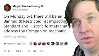 Companion Ban Incoming? - Surprise Bannings Announced For Standard And Historic Formats