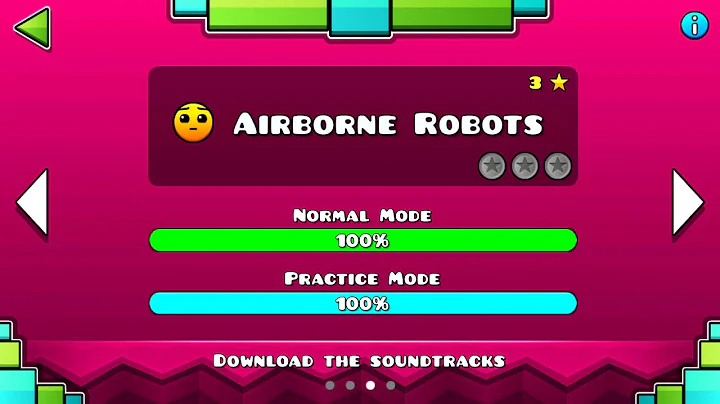 The geometry dash air born robots