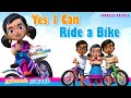 Yes i can ride a bike  tamil rhymes  chutty kannamma learn to ride bicycle  tamil kids songs