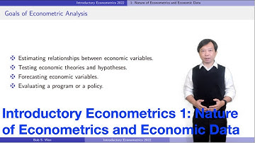 Nature of Econometrics and Economic Data | Introductory Econometrics 1