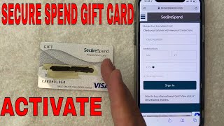 ✅  How To Activate Secure Spend Prepaid Visa Gift Card 🔴