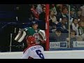 Запасной вратарь Ак Барса делает сэйв на лавке / Ak Bars' backup goalie makes blocker save on bench