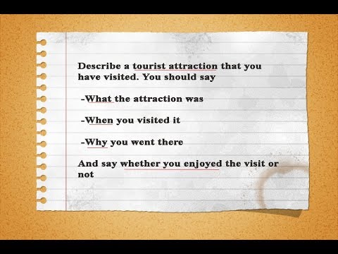 describe a tourist attractions you enjoyed visiting