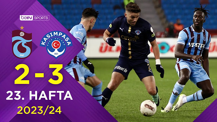 Trabzonspor (2-3) Kasımpaşa | 23. Hafta - Trendyol Süper Lig 2023/2024