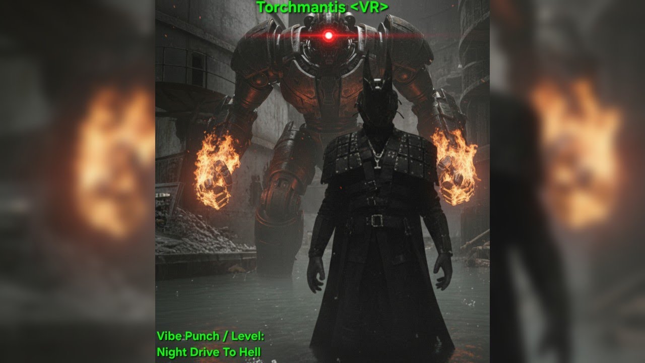 Vibe Punch / Level: Night Drive To Hell / #vr #vibepunch #virtualreality 