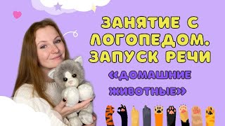 ВИДЕО ЗАНЯТИЕ С ЛОГОПЕДОМ | ЗАПУСК РЕЧИ | ДОМАШНИЕ ЖИВОТНЫЕ