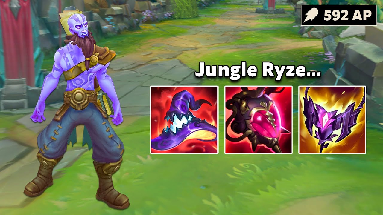 NEW BROKEN MALIGNANCE TECH WITH JUNGLE RYZE