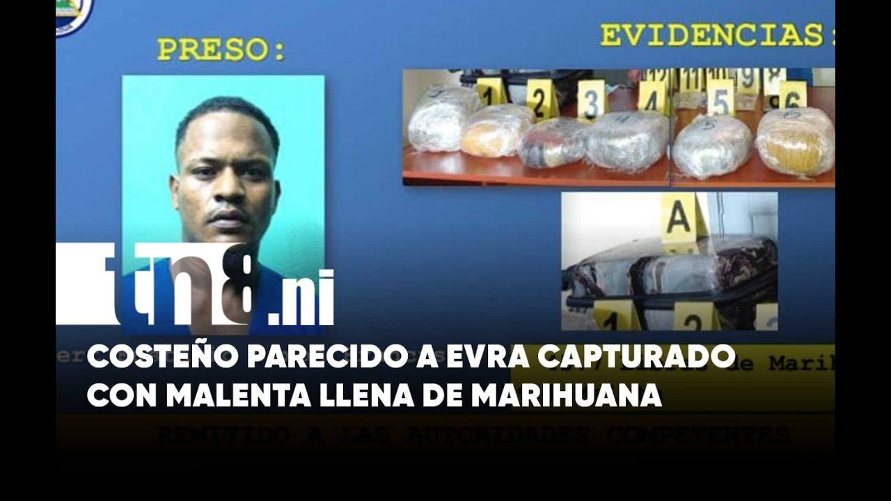 Costeño, parecido a Evra, arrestado por maleta llena de marihuana en Muelle de los Bueyes