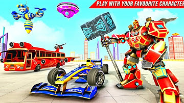 Multi Robot Car Game: Formula Car Robot Transform | aandroid gameplay