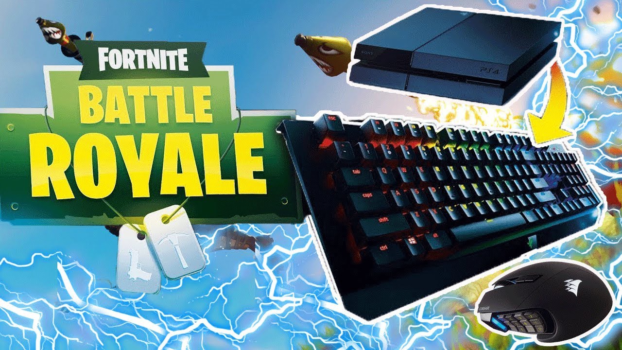 New PC Player Plays Fortnite: Battle With *KEYBOARD CAM* - YouTube