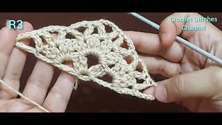 Simple and Elegant Crochet Shawl Pattern / Шаль крючком 