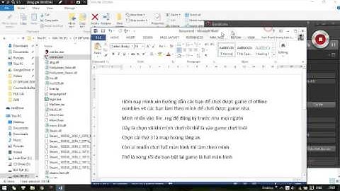 HƯỚNG DẪN CÁCH CÀI GAME CF OFFLINE ZOMBIES V4