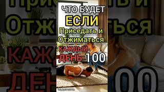Похудеть за 10 дней — День 10 | 100 приседаний и отжиманий каждый день 💪🔥