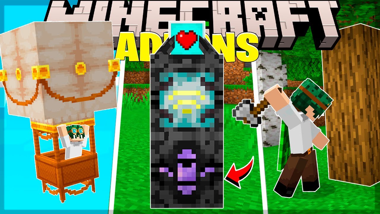 🔥TOP 5 ADDONS SURVIVAL para o SEU MINECRAFT MCPE/BEDROCK 1.21+🔥 - YouTube