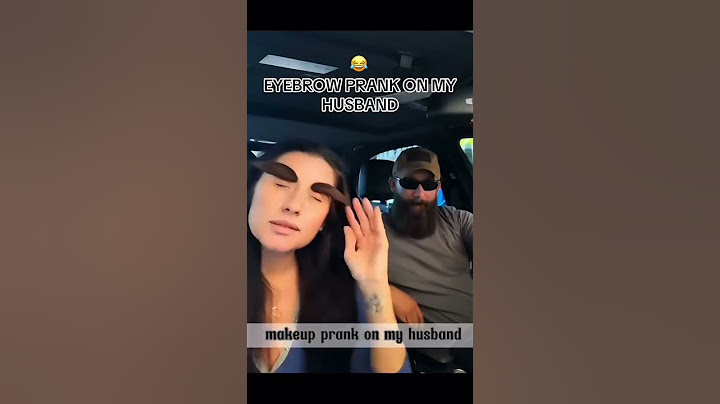 Wife #Pranks Husband with Make Up everytime in car #amazing #lol