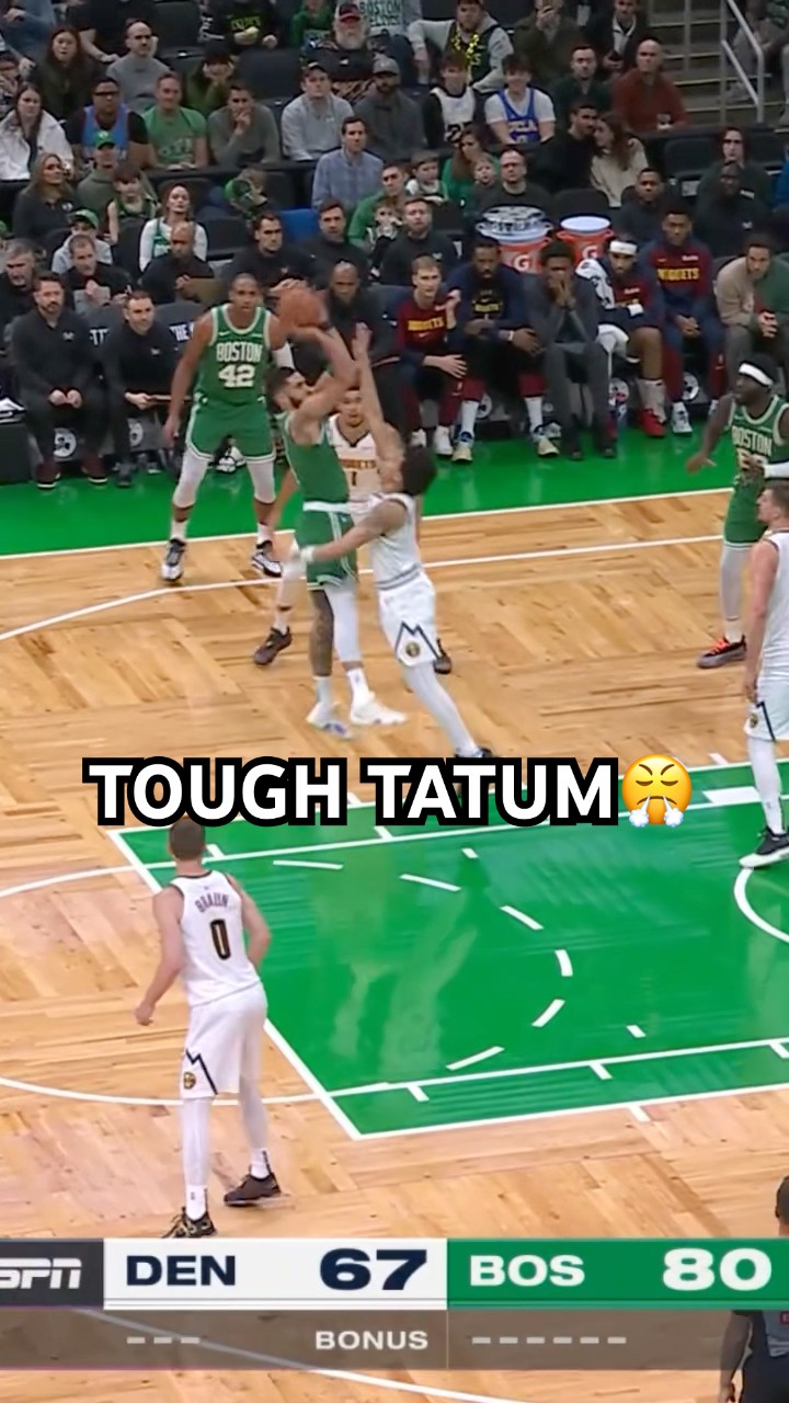 Jayson Tatum with the tough turnaround jumper ?