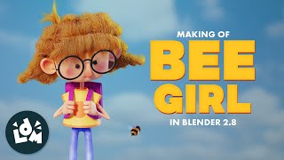 Bee Girl - Blender 2.8 Breakdown & Ramble
