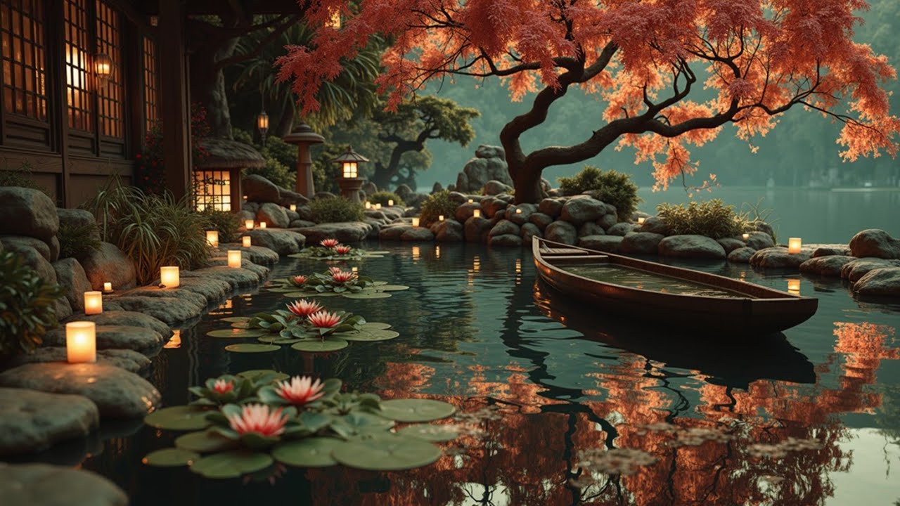 Zen Garden Music for Deep Relaxation ~ Japanese Meditation & Sleep Aid ...