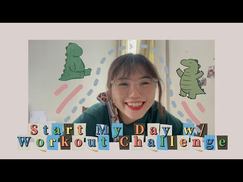 Start my day w/ workout challenge 🏋🏻‍♀️⛅️ 结果脾气变暴躁了？🤣