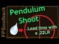 Slow Motion Swinging Pendulum Shoot - Lead time with a .22 LR