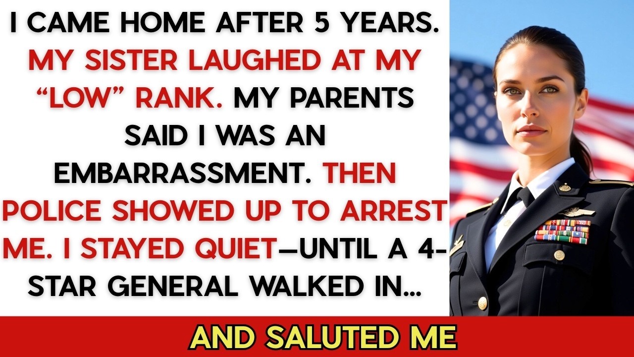 My Sister mocked my ＂lowly＂ rank—Until a 4 Star General bowed： ＂Welcome back, Commander ＂