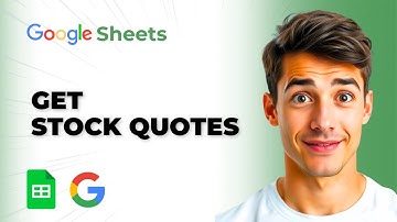Hoe u realtime aandelenkoersen in Google Sheets kunt krijgen met de STOCKDATA-formule (de gemakke...