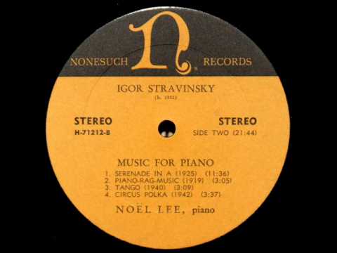 Stravinsky /  / Nol Lee, 1969: Piano Rag-Music (19...