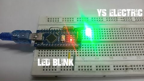 simple LED blinking circuit using Arduino Nano || Upload code using Android phone || project #1