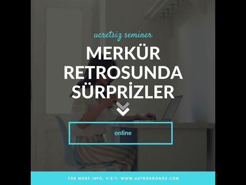 Merkür Retrosu Ekim 2020