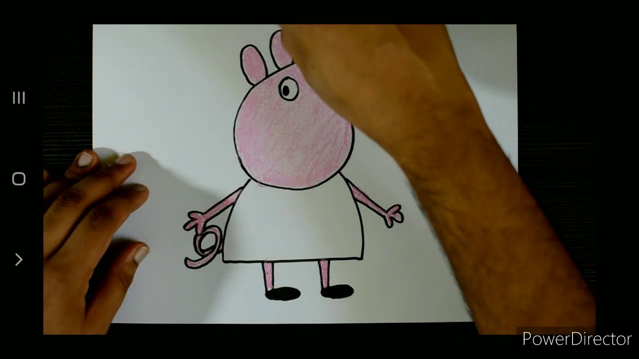 How to draw peppa pig | art tutorial | step by step drawing - YouTube