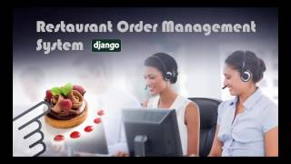 Django Restaurant Order Management System.