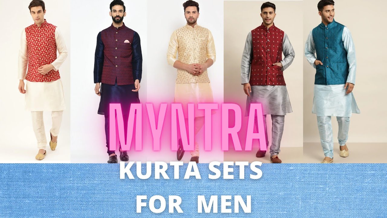 Myntra Men's Shopping Haul|Men's Ethnic Festive Wear Haul|Myntra Men's ...
