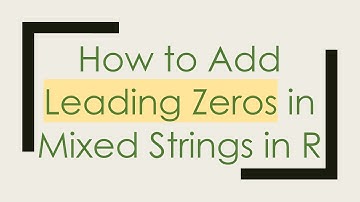 How to Add Leading Zeros in Mixed Strings in R