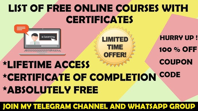 List of Free Courses with Printable Certificates | 15 Free Online Courses - YouTube list-of-free-courses-with-printable-certificates-15-free-online-courses-youtube