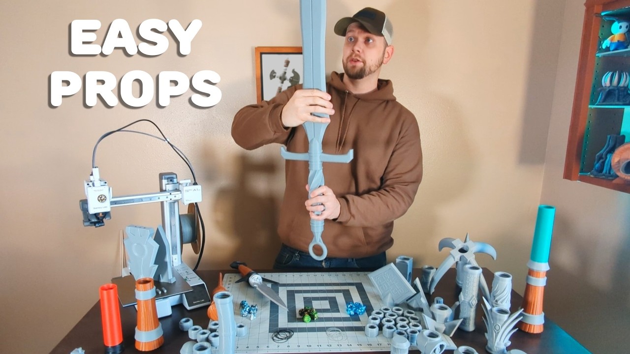 How to build your own 3D printed props.