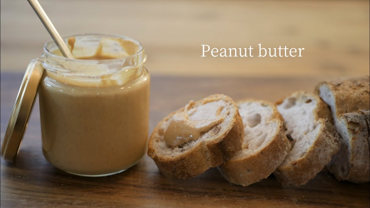 自家製ピーナッツバターの作り方 How To Make Homemade Peanut Butter Youtube