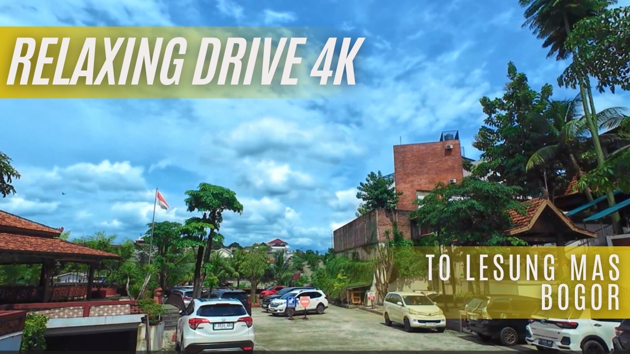 4K Relaxing Drive to Lesung Mas Bogor – Chill Music Vibes