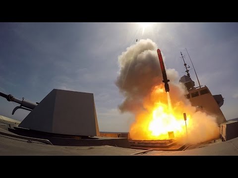 MdCN Naval Cruise Missile 1st Launch from Aquitaine FREMM Frigate French Navy Marine Nationale