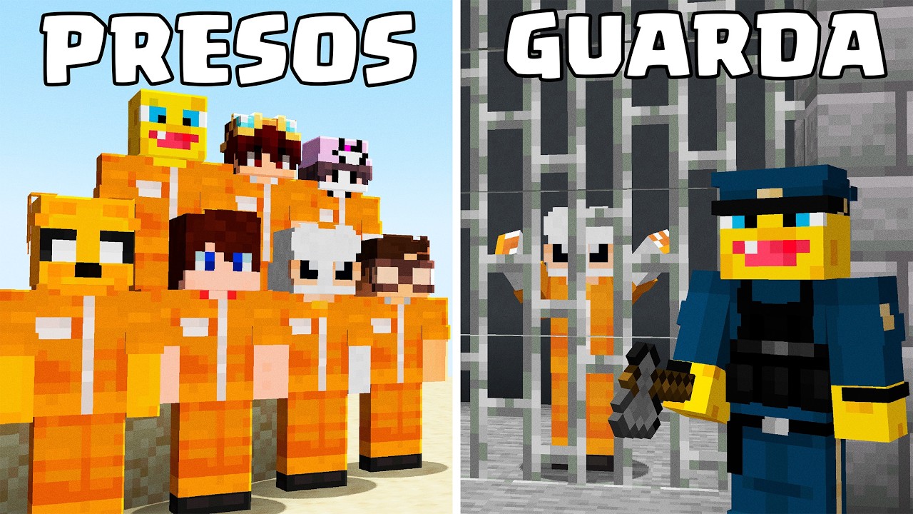 Entrei na CIVILIZAÇÃO da PRISÃO no MINECRAFT...