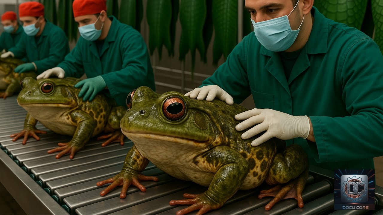 Inside the Frog Leather Factory: The Shocking Secrets Behind Million USD Exotic Skins (Full Process)