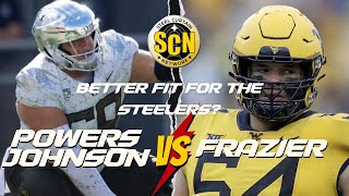 Who is the best fit for the Steelers at center? Jackson PowersJohnson or Zach Frazier?