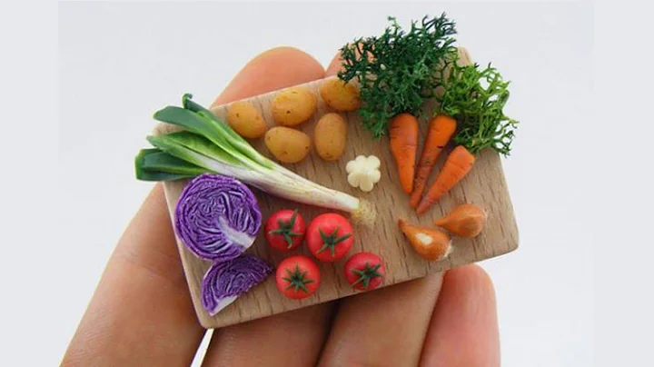 Miniature food sculpture by Shay Aaron | miniature...