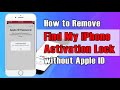 How to Remove Find My iPhone Activation Lock without Apple ID
