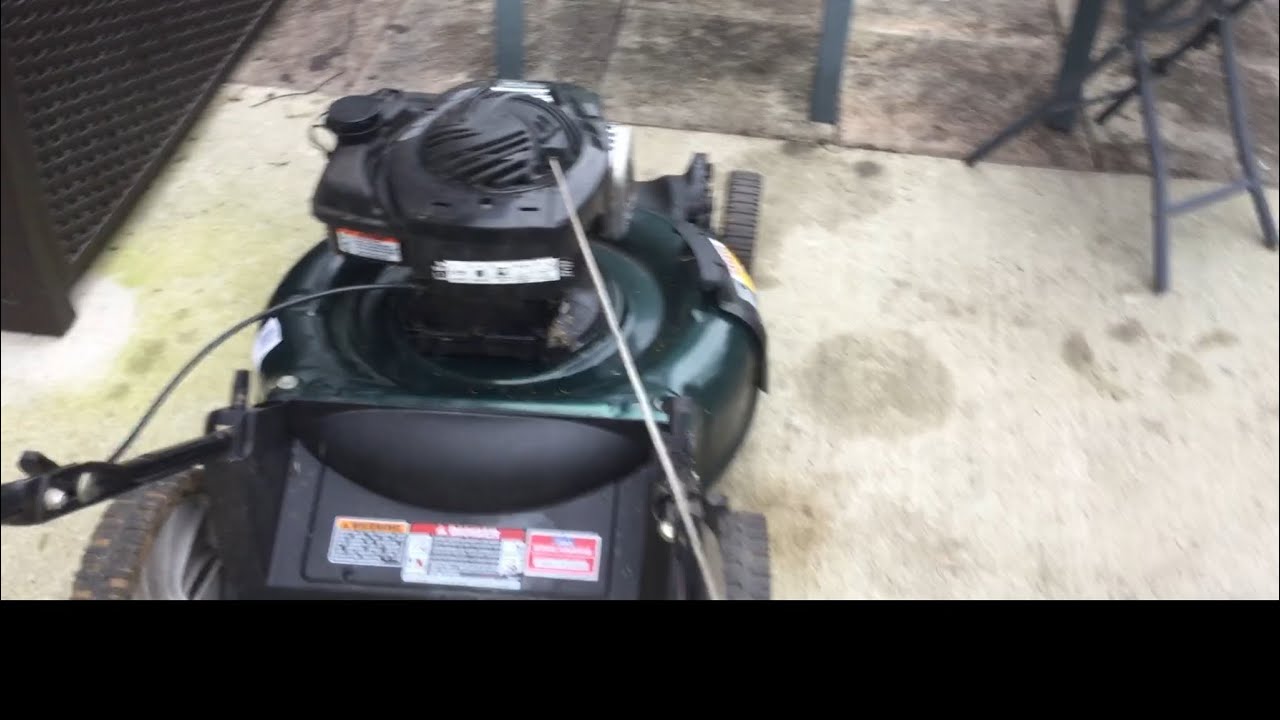 20 Dollars Bolens 21 Inch 140cc Push Mower That Just Needed A Carb