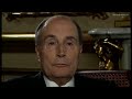 François Mitterrand se fâche contre un journaliste !