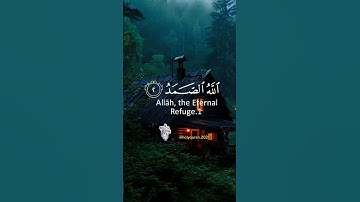 سورة الإخلاص 🌿 القارئ شريف مصطفى #ارح_قلبك #استغفر_الله #سبحان_الله #foryou #funny #viral #ارح_سمعك