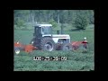 Gehl 1160 mounted hay merger white 2135 great stock footage  audio