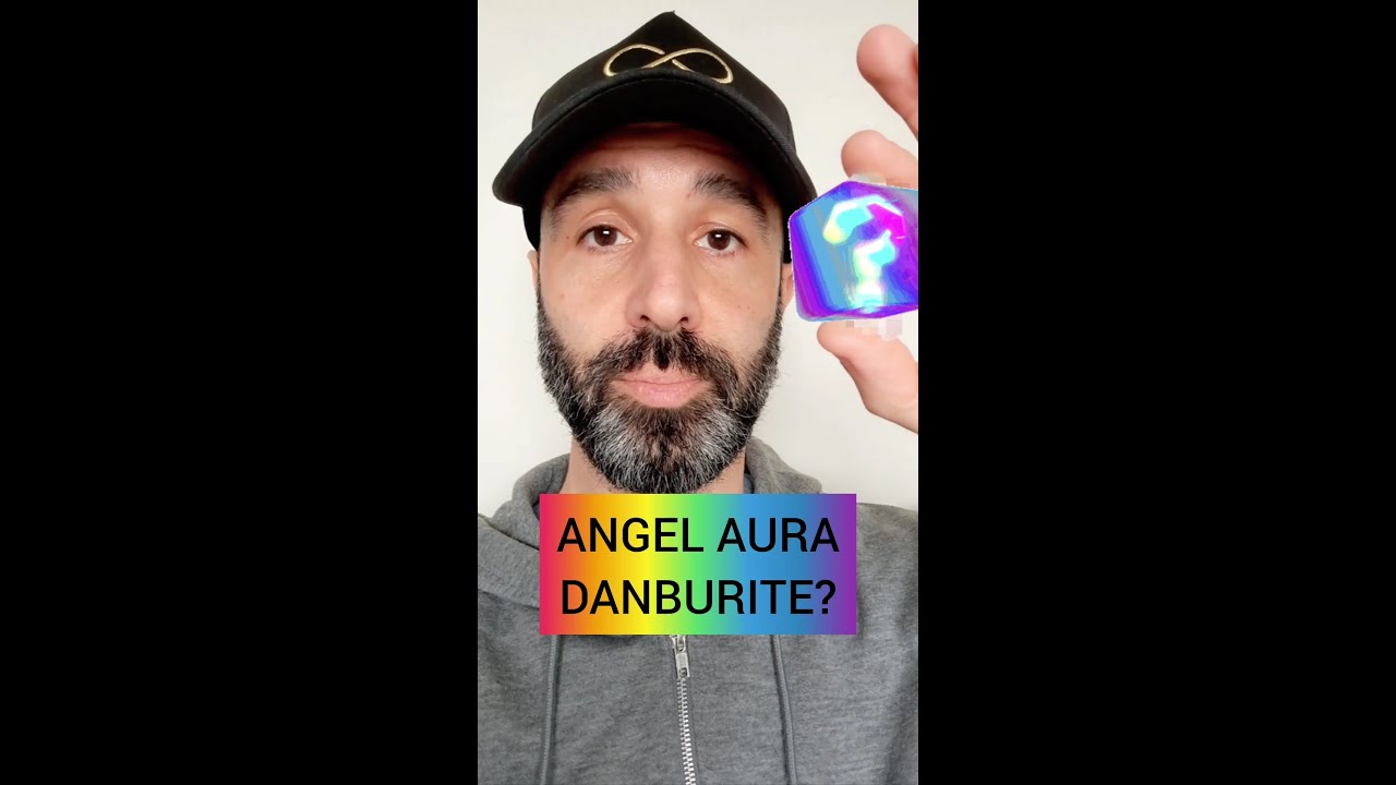 ANGEL AURA DANBURITE Crystal 😍 Crystal Collection show and tell 