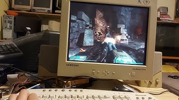 pov playing doom 3 on mid end 2002 rig be like